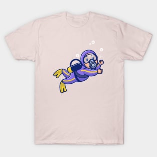 Cute People Diving T-Shirt